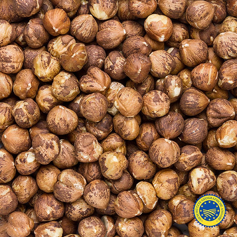 Hazelnoten met schil uit Piemonte, IGP/BGA, 1 kg verpakt, van hoge kwaliteit