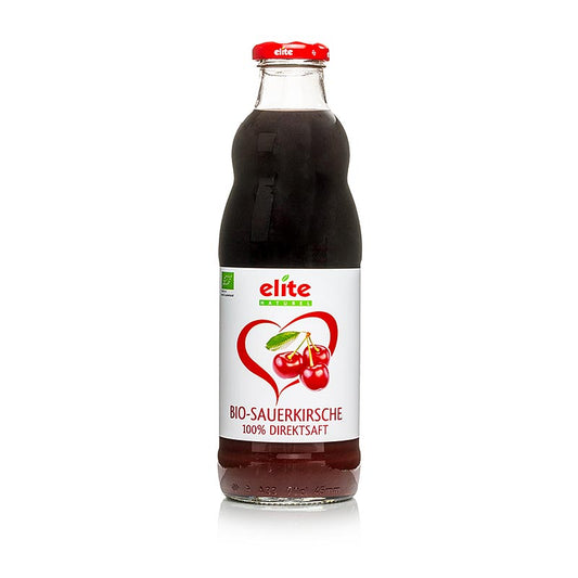 Organic 700 ml Zure kersensap (sour cherry juice) by Elite Naturel, Granar, with natural ingredients