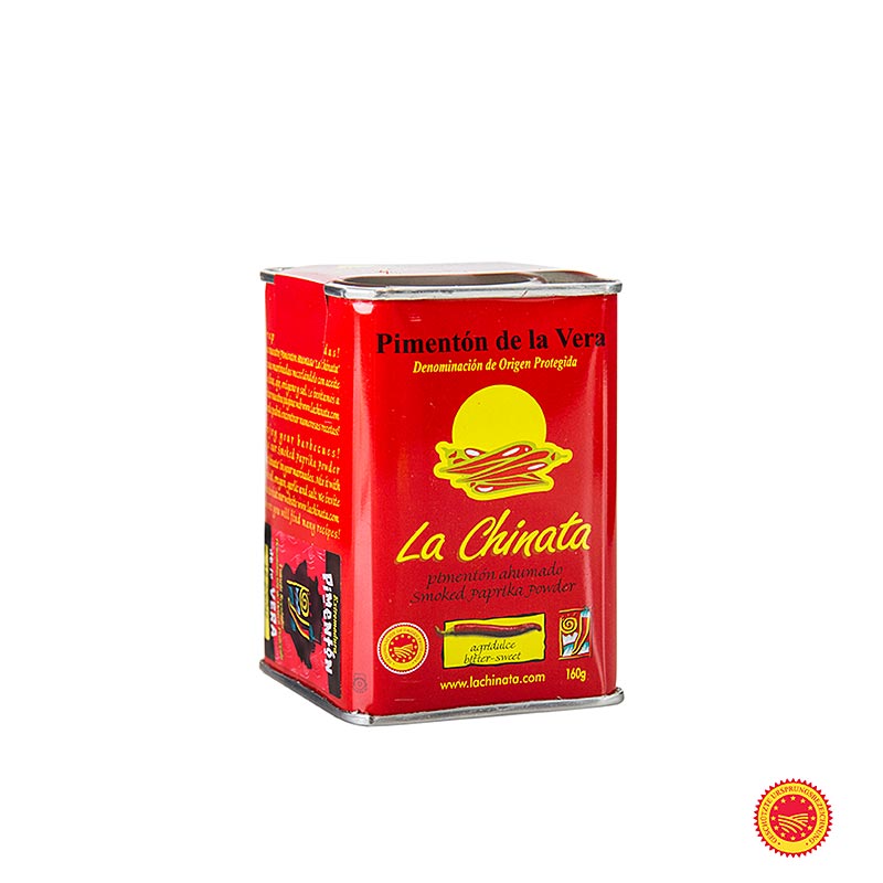 Premium 160g can of La Chinata smoked, bittersweet Paprikapoeder - Pimenton de la Vera DOP/PDO