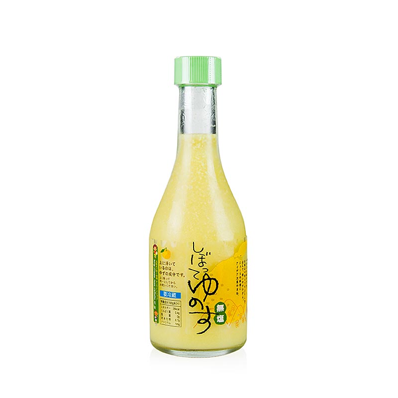 Yuzu sap Shibotte, vers en 100% puur sap van citrusvruchten, 300 ml fles