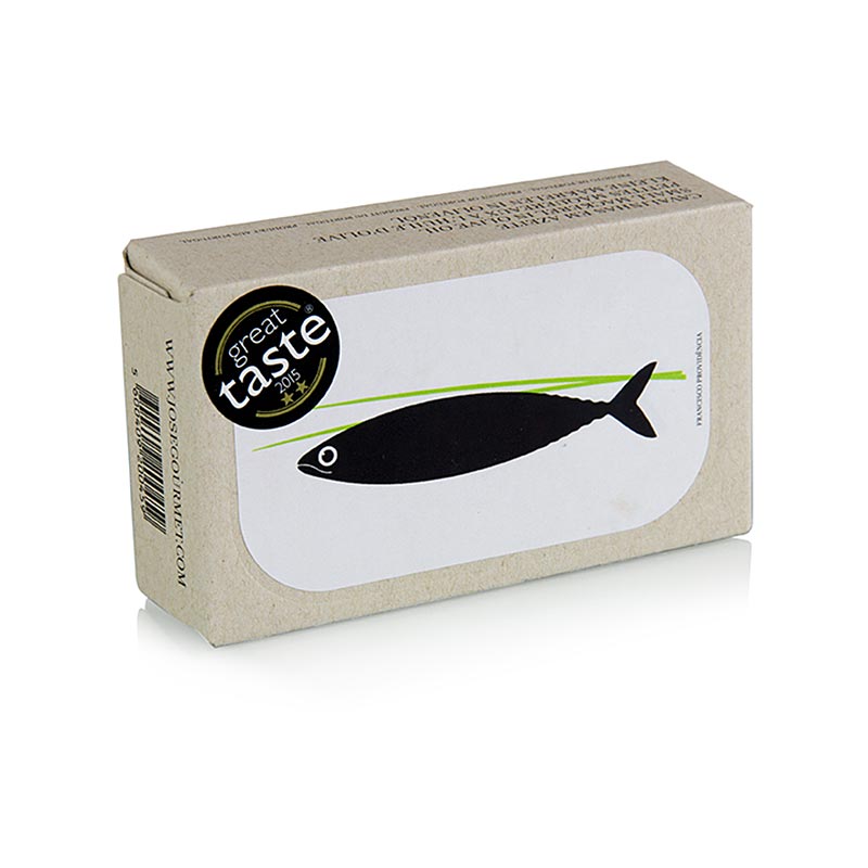 Jose Gourmet Makreel Caballitas 120g in Olijfolie, Klein Heel Product Image