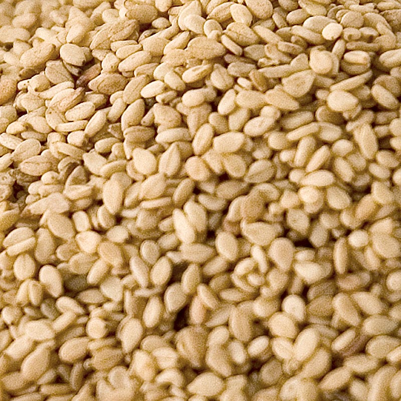 Organic 1 kg of unpeeled, roasted sesame seeds, perfect for healthy cooking and baking