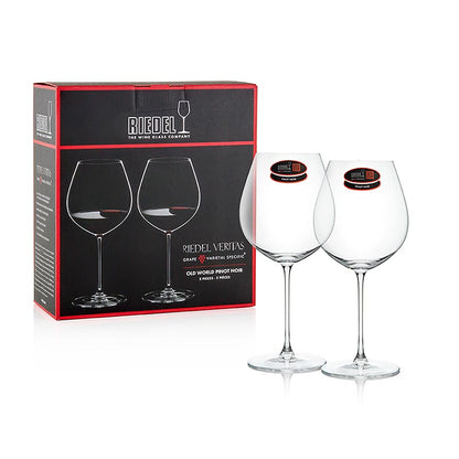 Riedel Veritas Glas - Oude Wereld Pinot Noir (6449/07) wine glasses, 2-piece set, beautifully packaged in a gift box