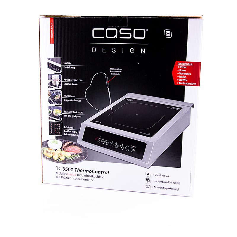 Inductiekookplaat TC Thermo Control 3500 Watt, Caso, 1 stuk 