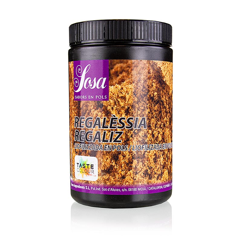 400g package of Sosa poeder zoethout drop (38615) with rich, aromatic flavor