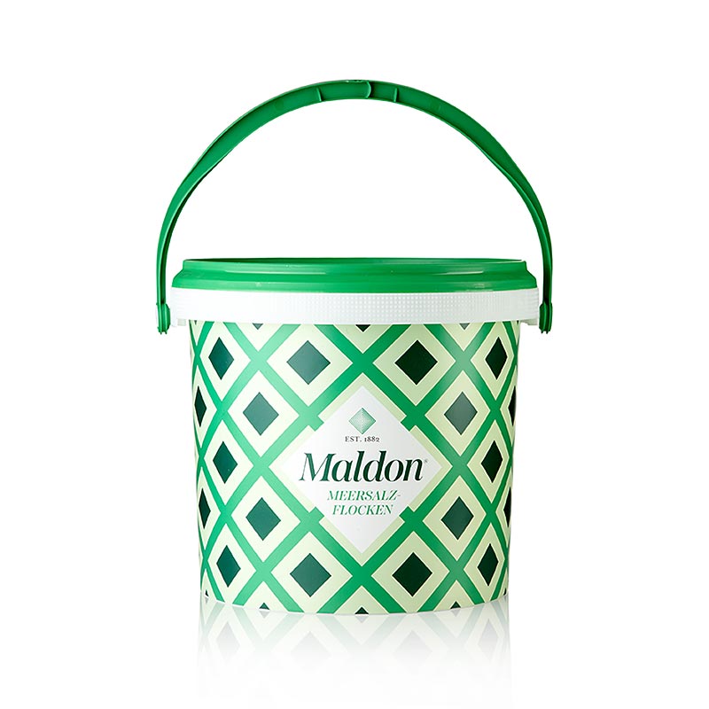 Maldon zeezoutvlokken, authentic sea salt from England in a 14 kg package