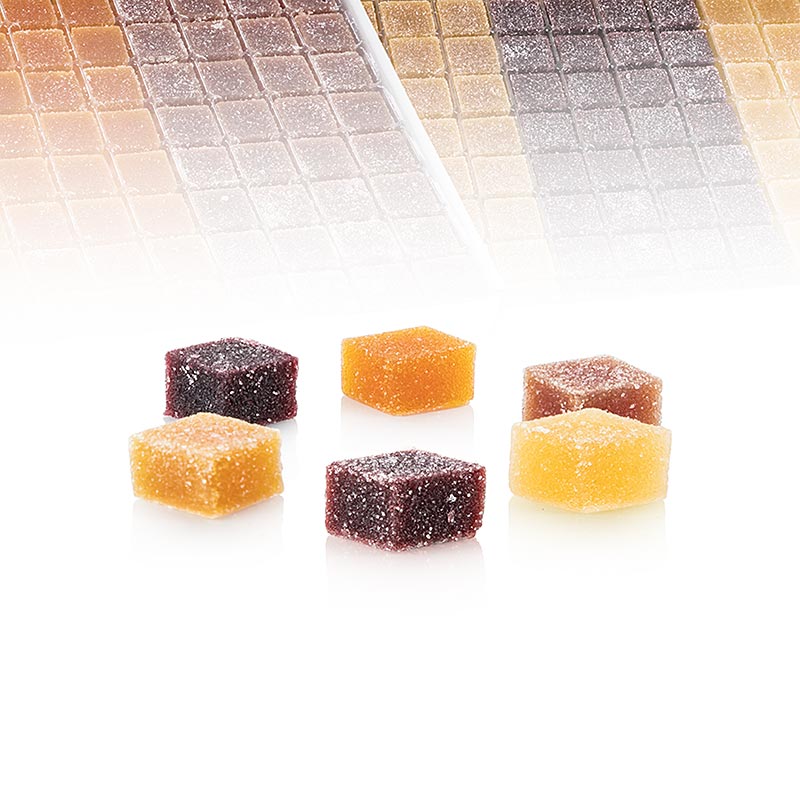 Valrhona Pate de Fruits assortiment van 6 soorten vruchtengelei 