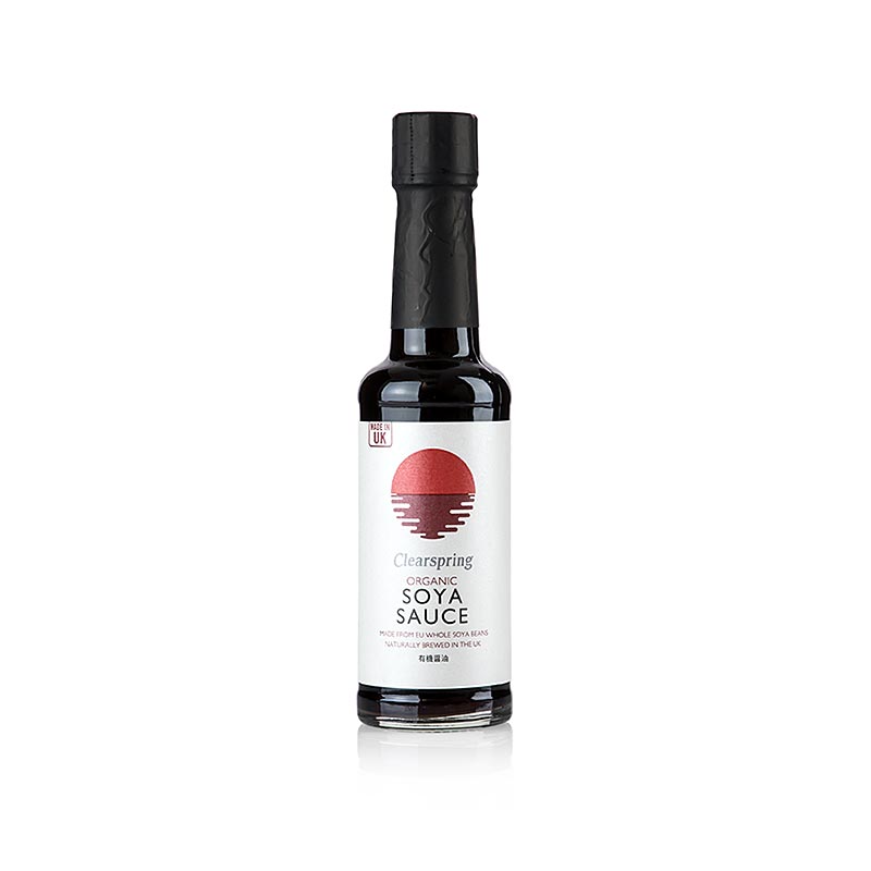 Biologische sojasaus van het merk Clearspring, Shoyu sojasaus, BIO, 150 ml