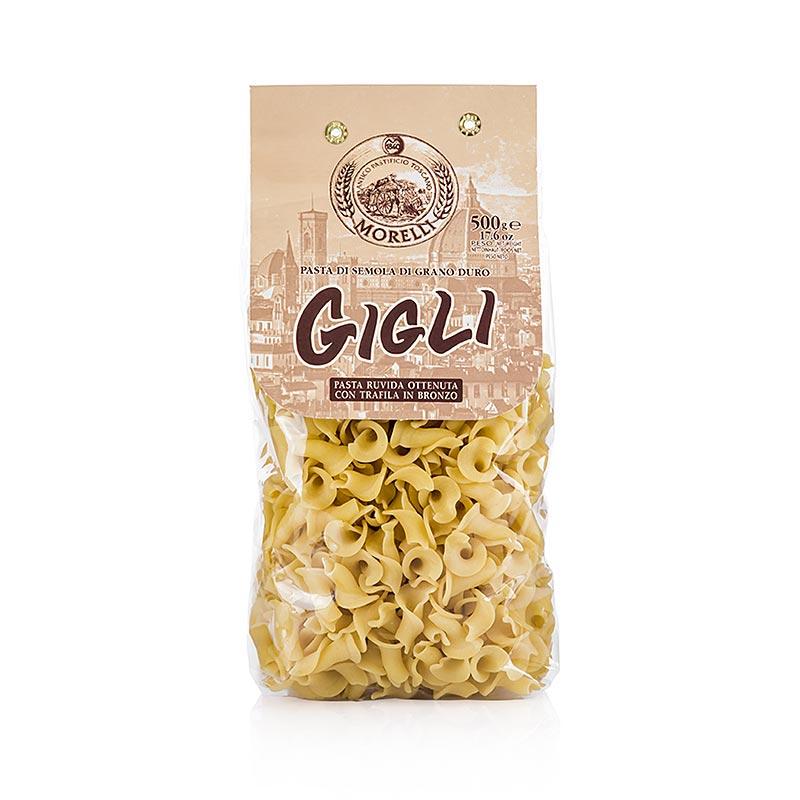 Morelli 1860 Gigli Semola di Grano Duro, 500 g - traditional Italian pasta made with durum wheat semolina, perfect for authentic dishes