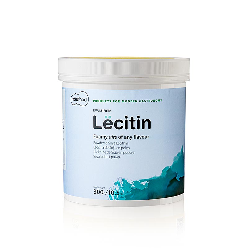TÖUFOOD LËCITIN, emulgator lecithine, 300 g - hoogwaardige lecithine emulgator voor voedselbereiding en bakken