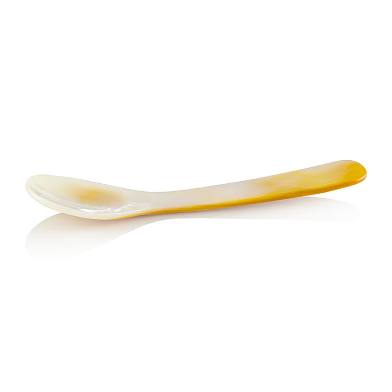 Kaviaar parelmoer lepel, ca 8-9 cm, 1 stuk - handgemaakte luxe parelmoeren lepel met schepontwerp