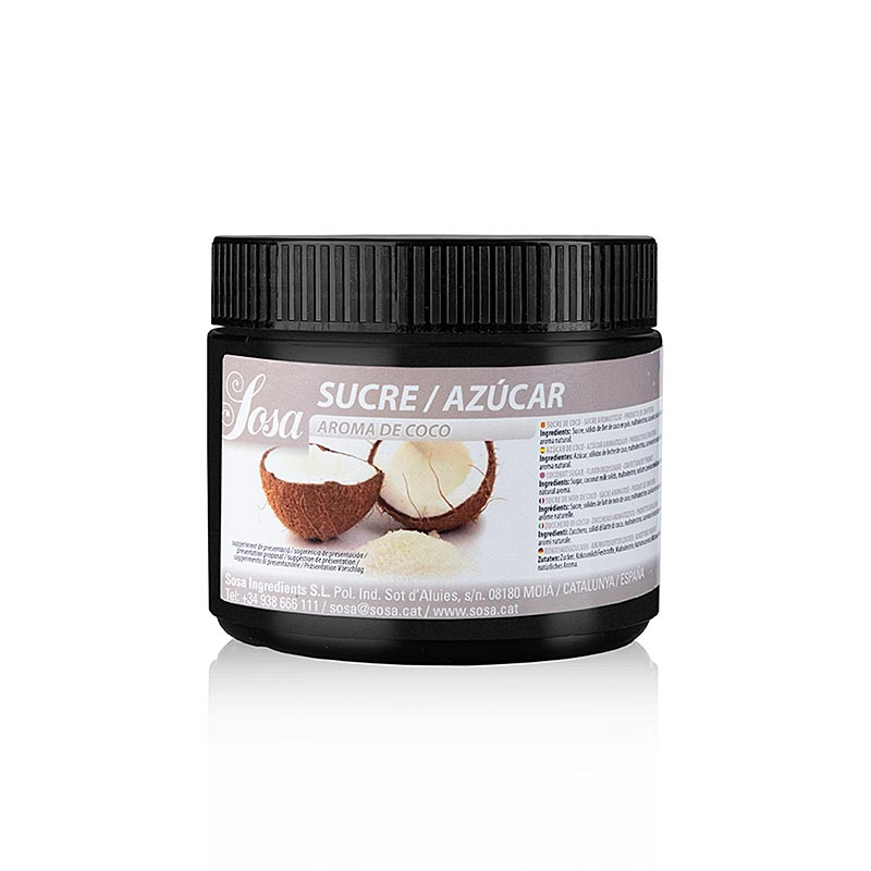 Alt text: Sosa suiker met kokos (39287) 450 g, a delicious and aromatic blend of sugar and coconut, perfect for adding flavor to your favorite recipes