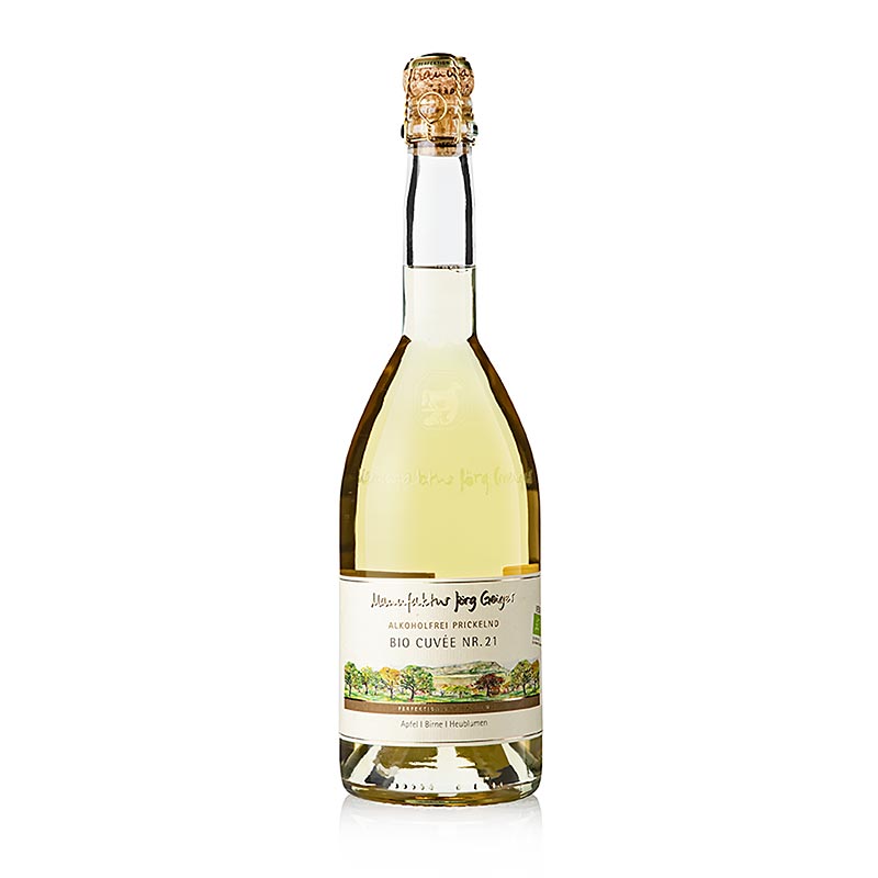 Manufactory Jörg Geiger Alcoholvrije mousserende Cuvée 21 biologisch, 750 ml - a refreshing and organic non-alcoholic sparkling beverage