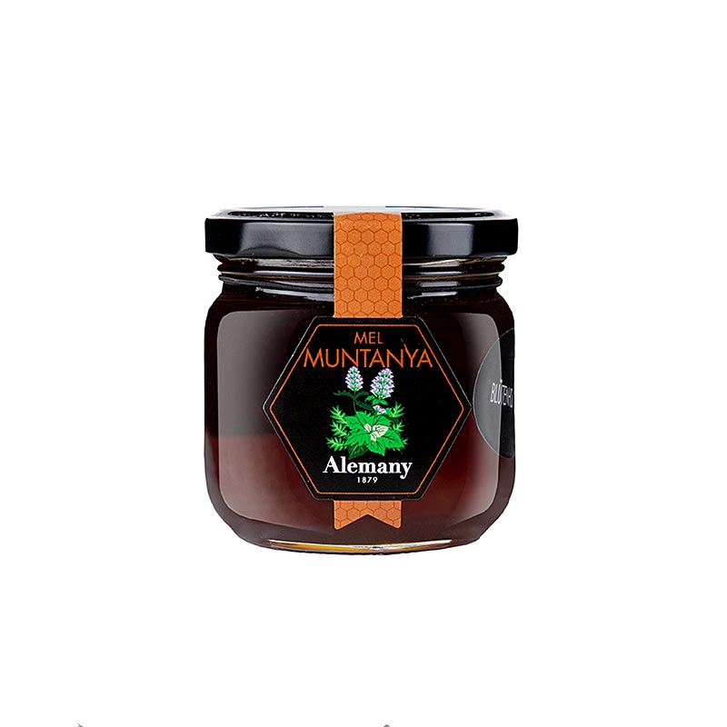 Organic Spanish Mel Muntanya Berghoning by Alemany, 250g - premium quality honey