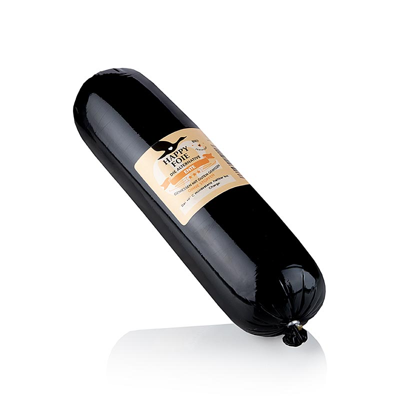 A delicious and ethical 500g roll of Happy Foie gras made from duck liver, certified BIO