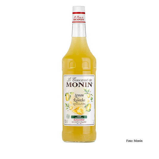 Monin Citroensap Rantcho, 1 liter, a refreshing and zesty citrus juice perfect for cocktails and mocktails