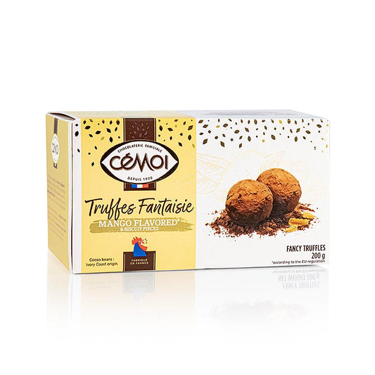 Truffelsnoepgoed - pralines (mango), Cémoi, Frankrijk, 200 g - heerlijke Franse mango pralines van 200 g