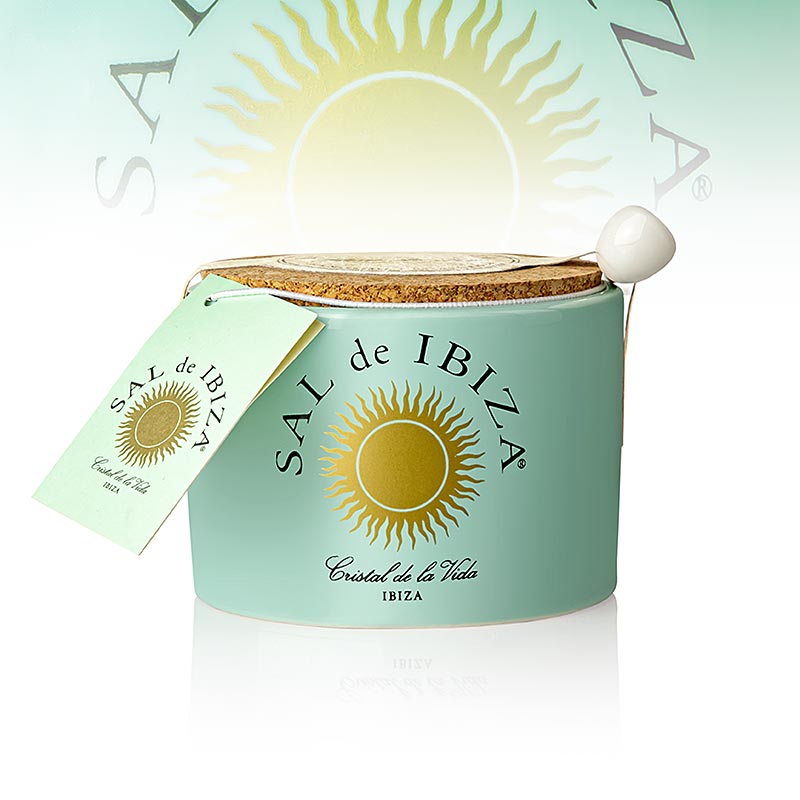 Sal de Ibiza - Zeezout / Fleur de Sel, 150 g: hand-harvested premium sea salt from Ibiza, perfect for enhancing flavors
