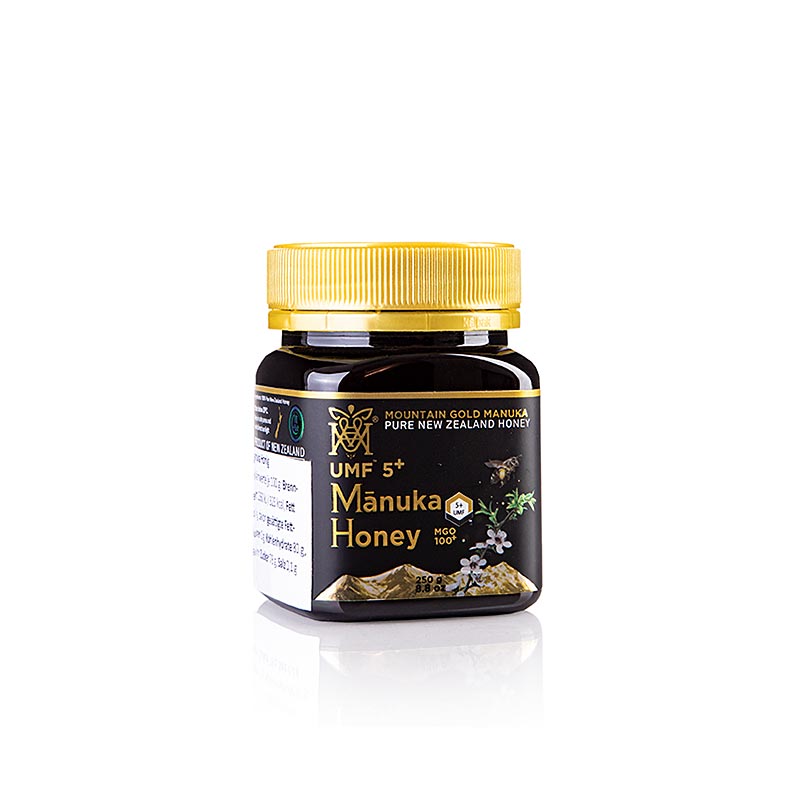 250 gram potje Manuka honing, gecertificeerd met UMF 5+ en MGM