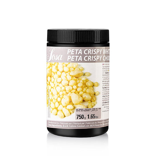 Sosa Peta Crispy, bedekt met witte chocolade, sorbet pop (45040), 750 g - heerlijk knapperige en verfrissende sorbetpop bedekt met romige witte chocolade