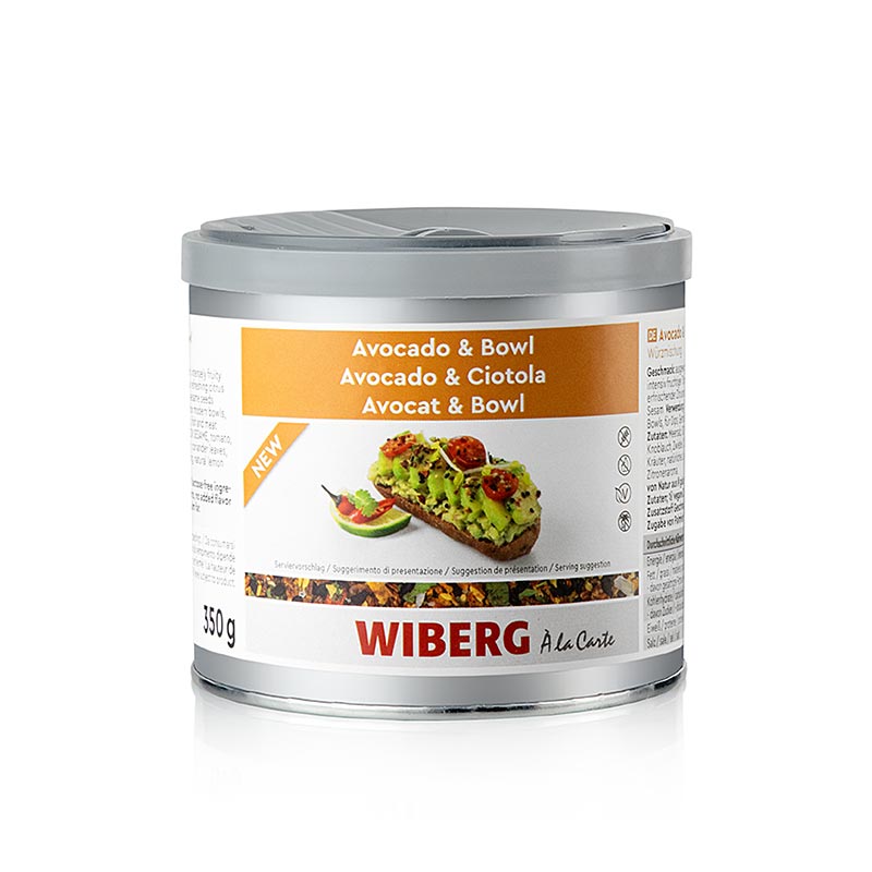 Kruidenmix van Wiberg Avocado & Bowl, 350 g, ideaal voor avocadogerechten