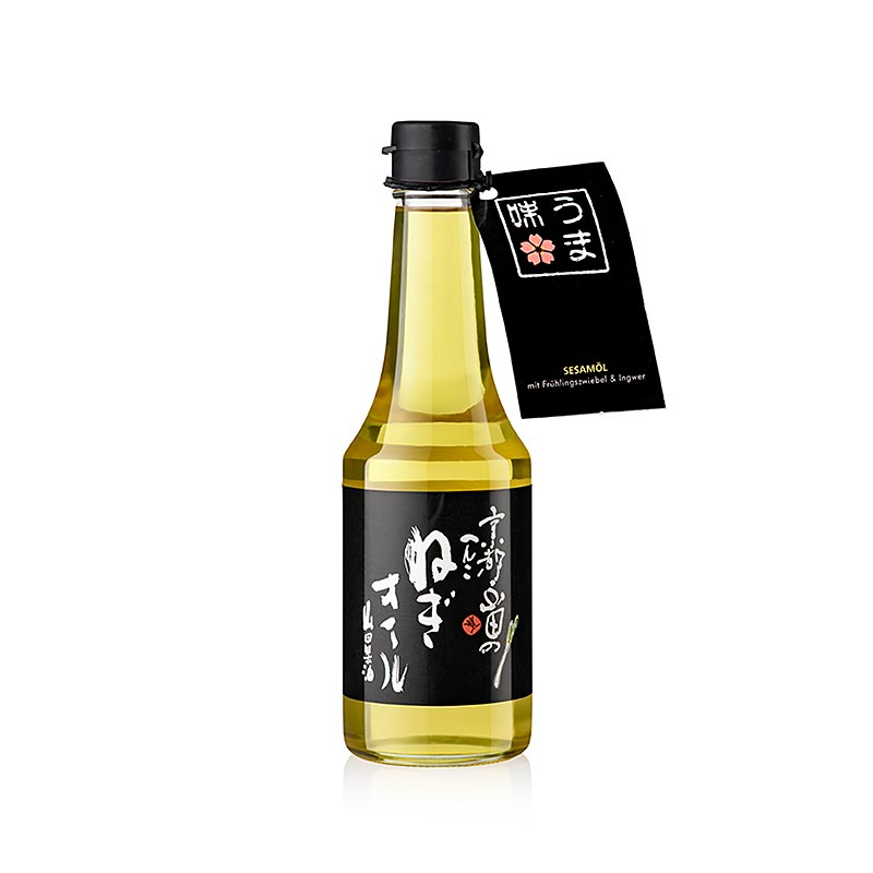 Yamada Japan 300 ml bottle of Sesamolie met bosui & gember, featuring a blend of sesame oil, scallions, and ginger, perfect for enhancing Asian-inspired dishes