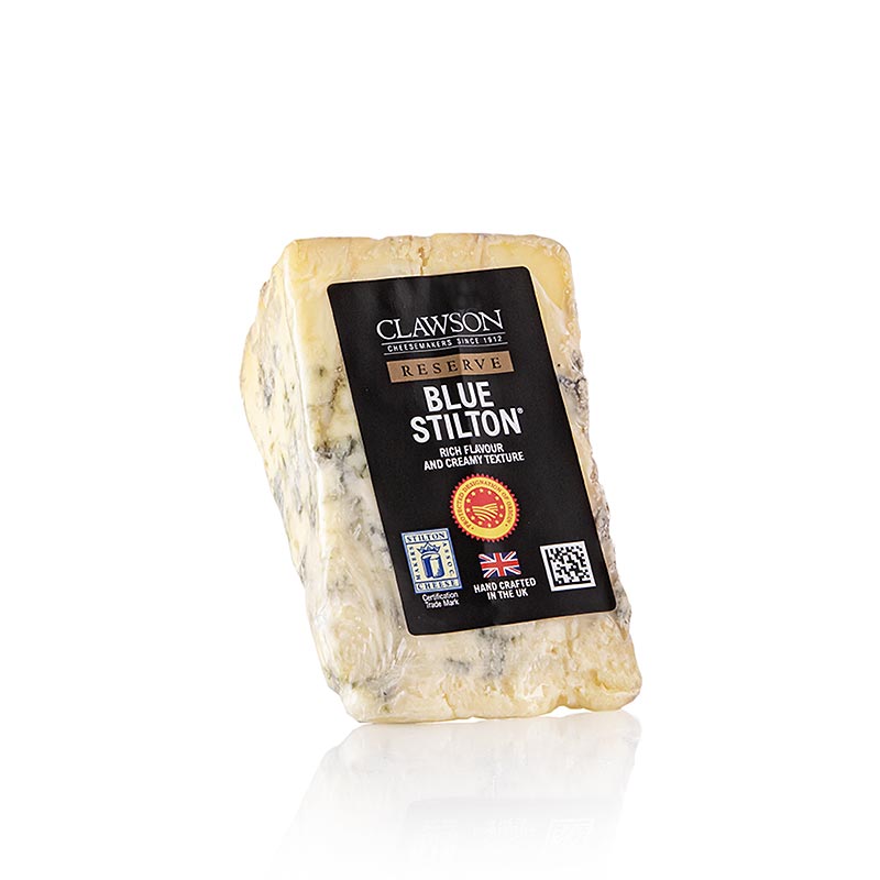 150 gram Blue Stilton, Engelse halfharde kaas met blauwe schimmel, PDO/ BOB