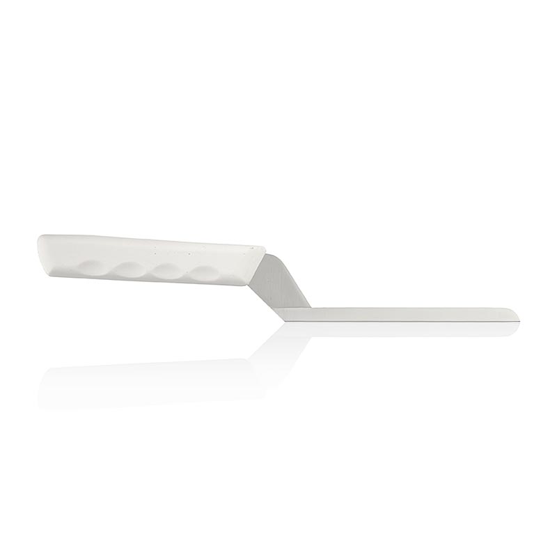 Brie-mes (zacht kaasmes) met glad wit handvat van 15cm, 1 stuk