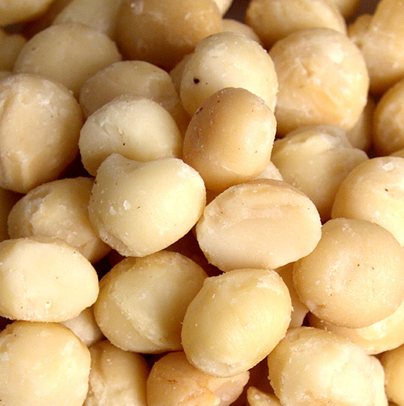 Geroosterde, gezouten Macadamianoten van 1 kg met zonnebloemolie, perfect voor snacks